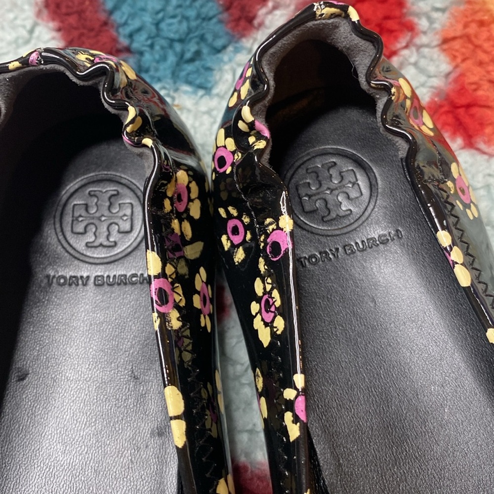Tory Burch Minnie floral ballet flats - Picture 3 of 9